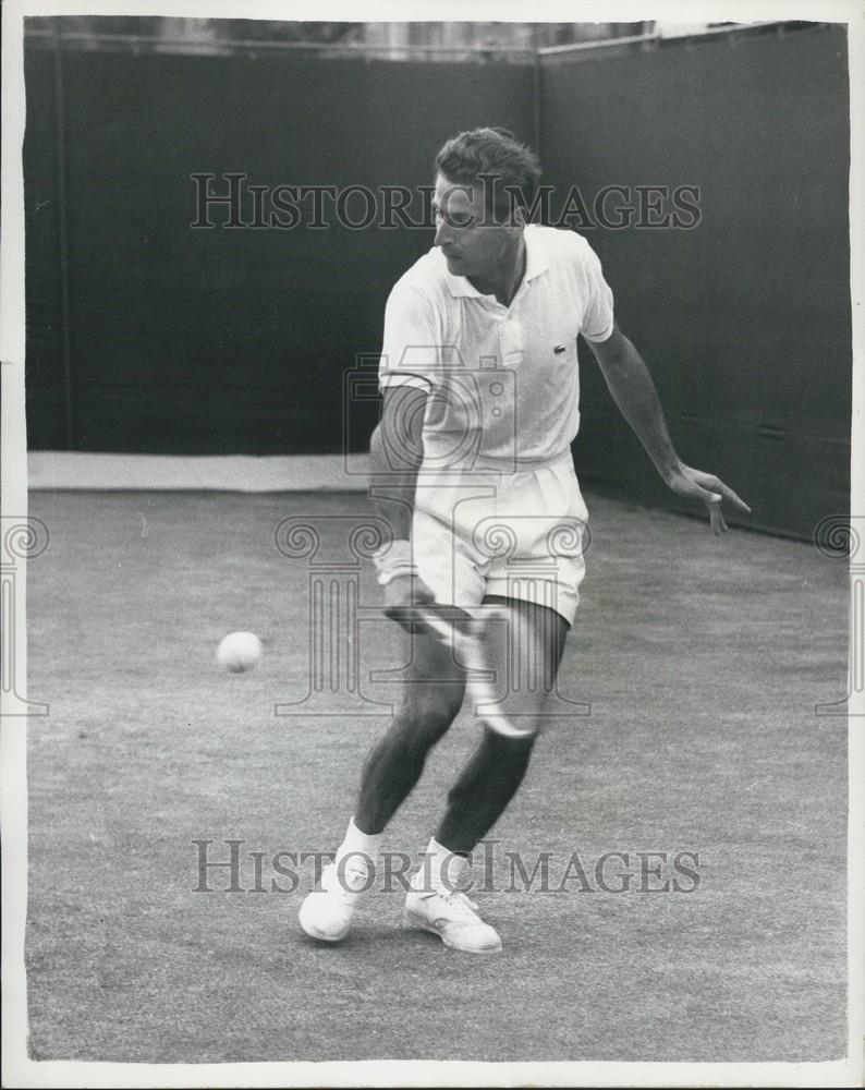 1962 Press Photo P.Darmon Plays at First Day of Wimbledon - Historic Images