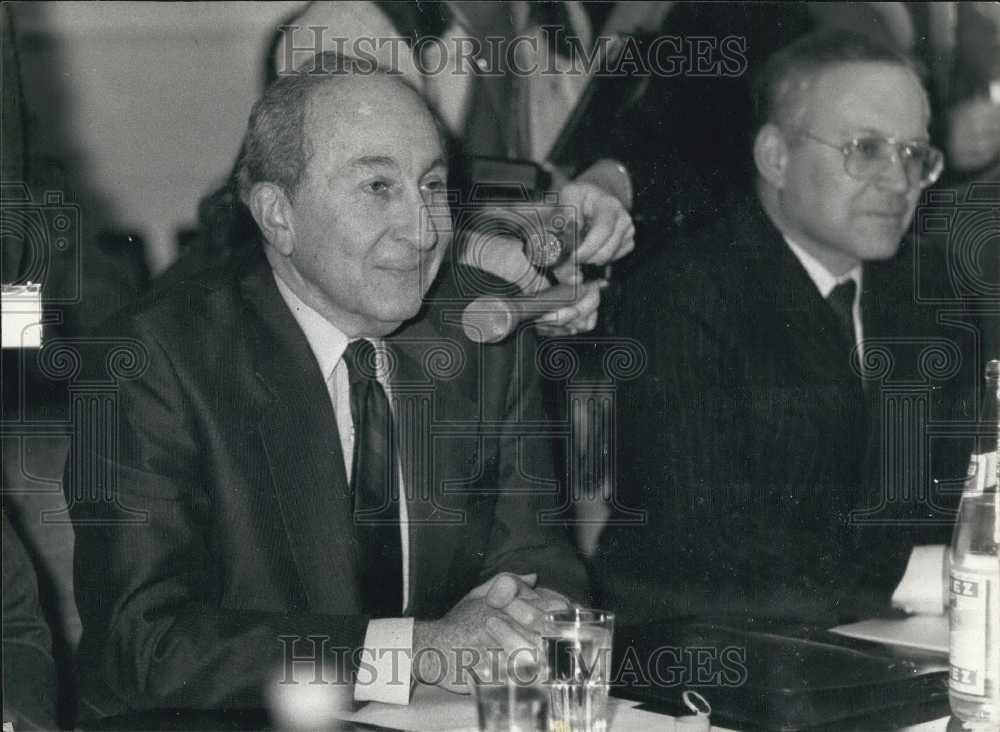 1986 Press Photo Max Kampelman Chief of the US-delegation at Disarmament Talks - Historic Images