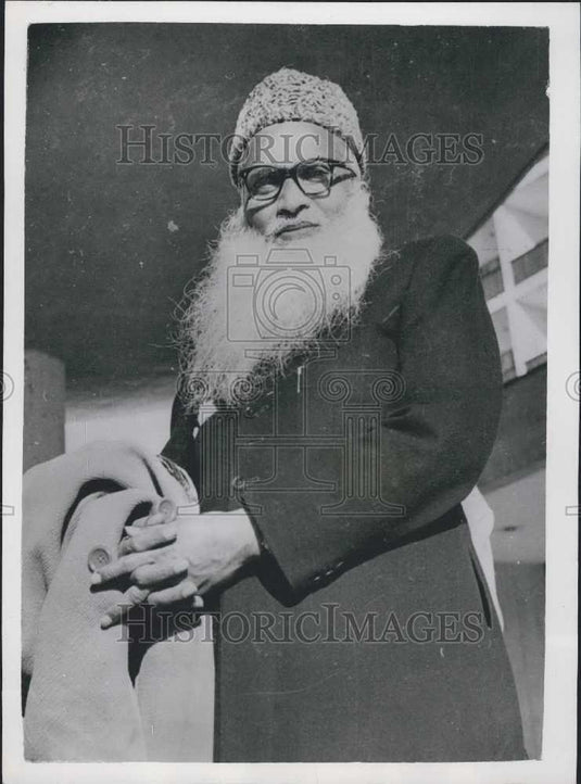 1957 Press Photo Lead of Pakistani Parliament in Turkey: H. E. Abdulvahap Kaha - Historic Images