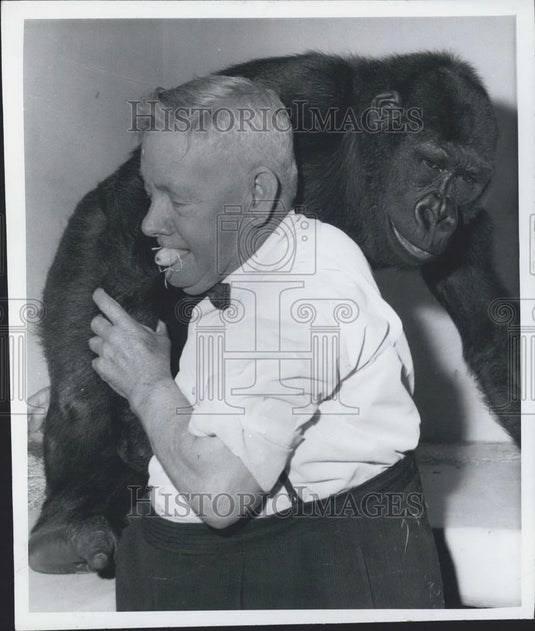 Press Photo A knightly Romp by George - Historic Images