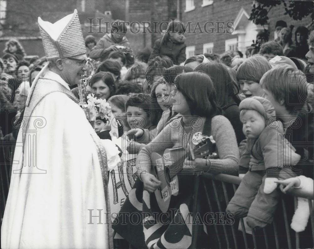 1980 Press Photo Archbishop of Canterbury Robert Runcie - Historic Images