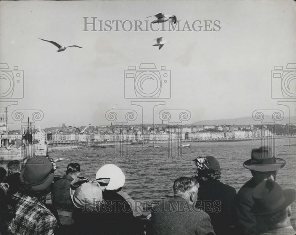 Press Photo Skyline Of The Isle Of Man - Historic Images