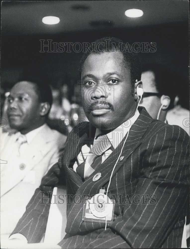 1978 Press Photo African Unity Organisation Secretary General Edem Kodjo - Historic Images