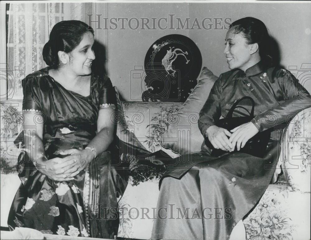 1970 Press Photo Madame Binh in Ceylon. - Historic Images