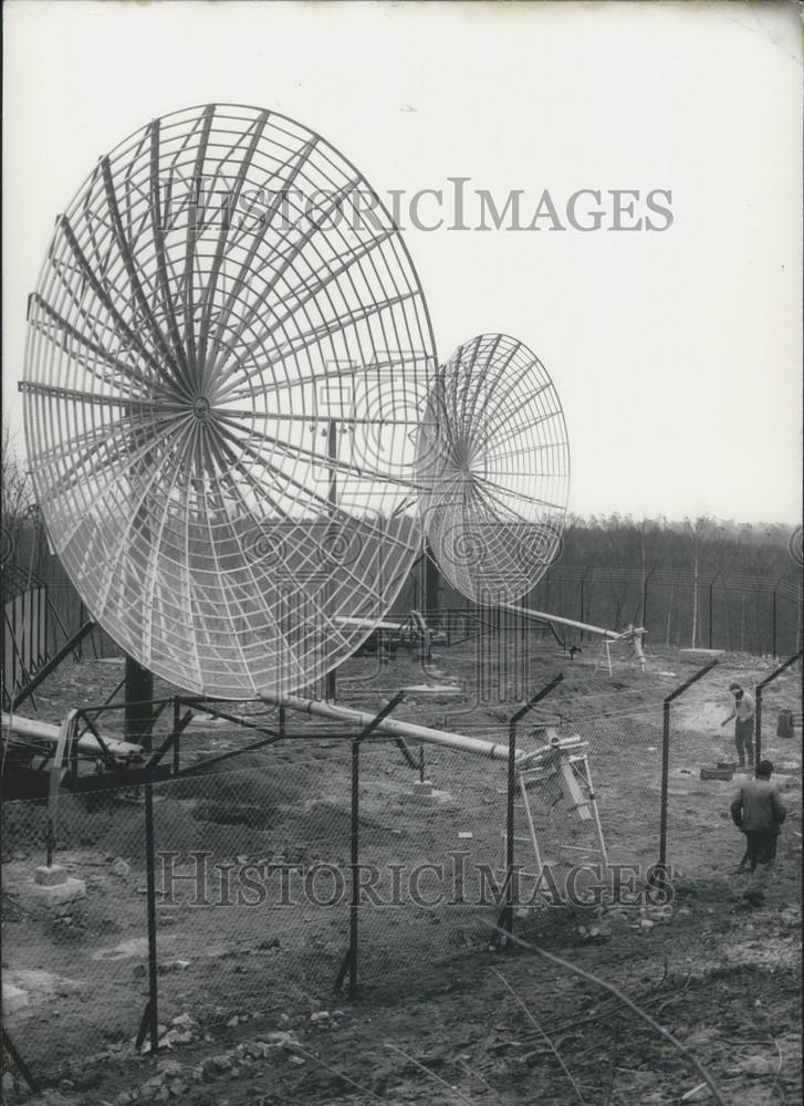 1962 Press Photo US Air Force Establishes Radar Controllers In W Berlin Forest - Historic Images