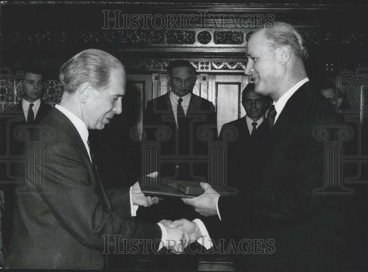1975 Press Photo Jeno Fock and Pal Losonczi - Historic Images