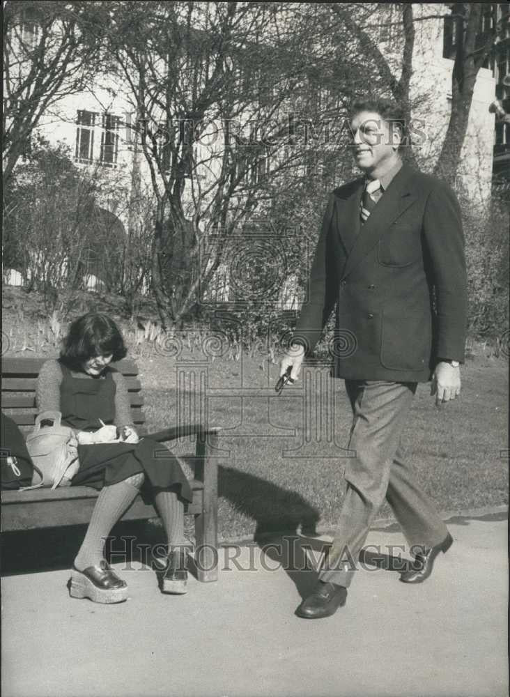 1976 Press Photo Film Actor Burt Lancaster in London For the Premiere - Historic Images