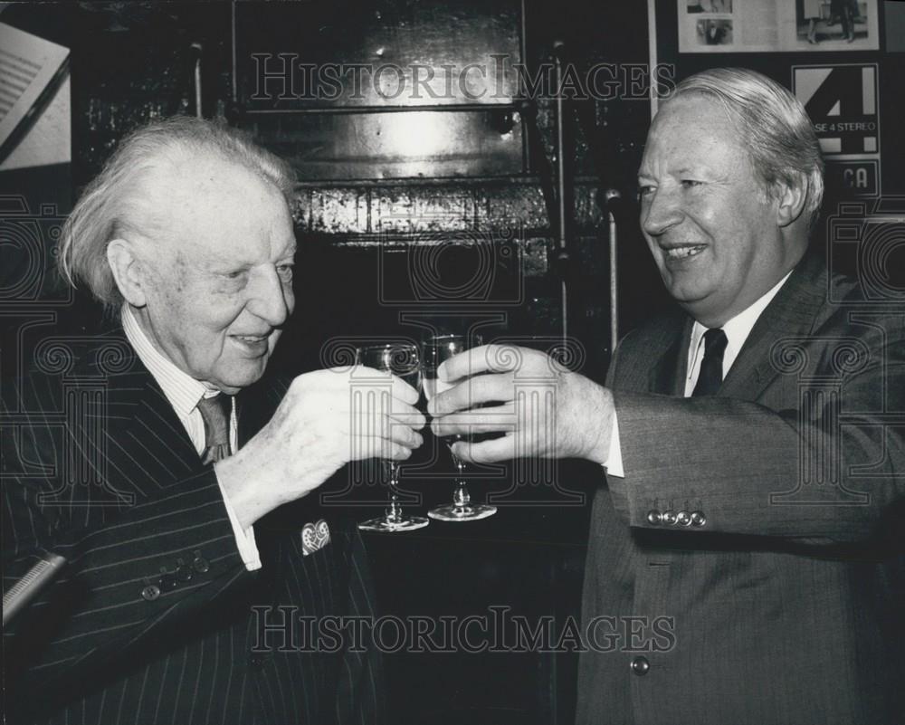 1973 Press Photo Royal Albert Hall for Leopold Stokowski - Historic Images