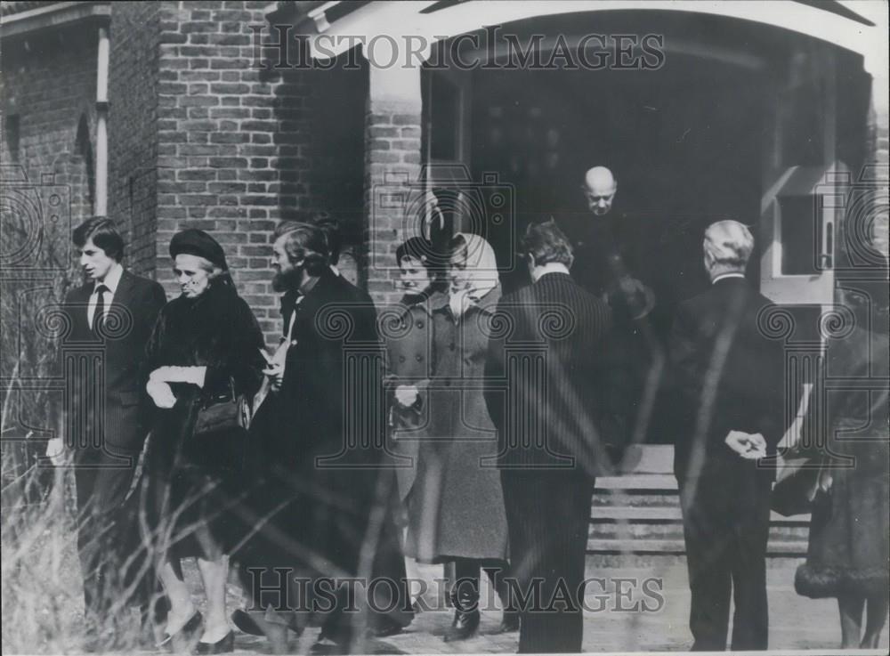 1979 Press Photo Cremation Ceremony of British Ambas Sykes Who was Gunned Down - Historic Images