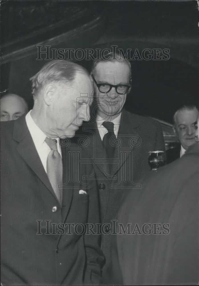 Press Photo Murphy and Beeley Meeting with Prime Minister Gaillard - Historic Images