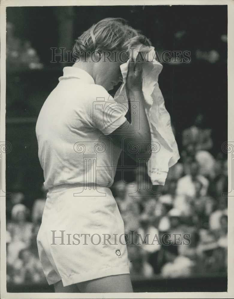 1958 Press Photo Ann Hydon Women's Singles Semi-Finals Wimbledon - Historic Images