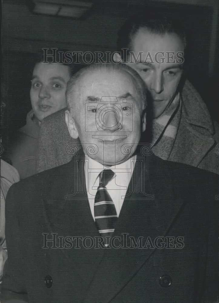 1955 Press Photo French Politician Paul Reynaud - Historic Images