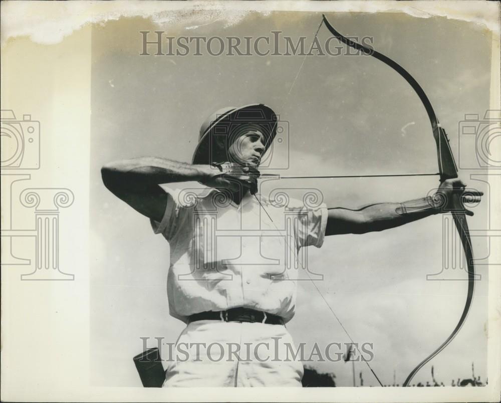 1957 Press Photo Mr. Smathers Who Took First Place To Win World Championships - Historic Images