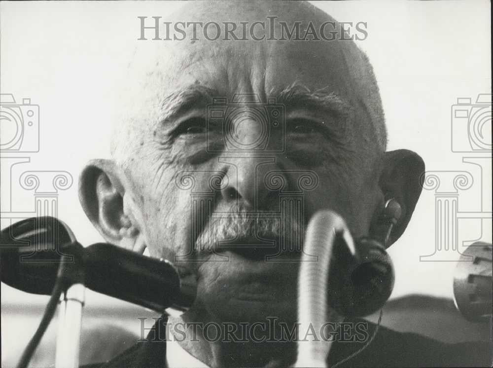 1965 Press Photo Leader of Republican Party in Turkey Ismet Inonu - Historic Images