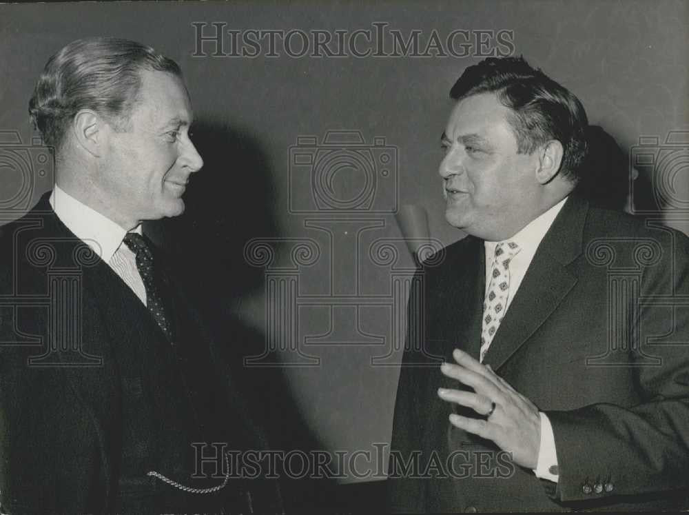 1958 Press Photo British Minister of Defense In Bonn - Historic Images