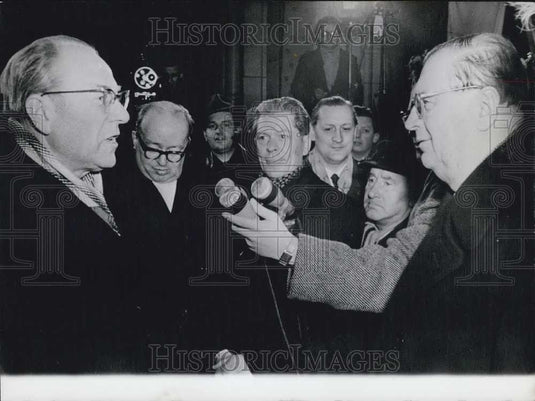 Press Photo Ference Munnich Chairman Ministry's Council Republic Hungaria - Historic Images