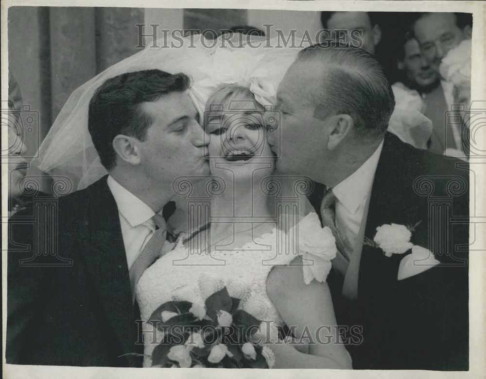 1961 Press Photo  Richard Lyon wed to Angela Ferguson - Historic Images