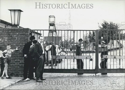 1960 Press Photo Terrible catastrophy in the mine of Salzgitter - Historic Images