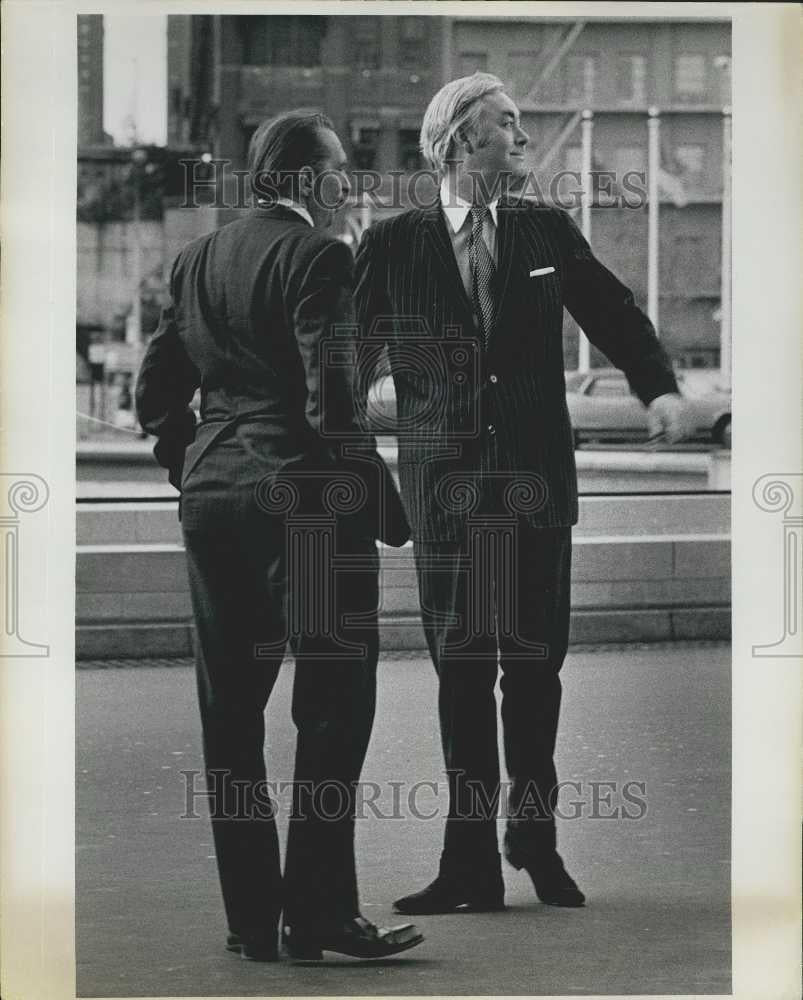 1975 Press Photo United States Ambassador Patrick Moynihan - Historic Images