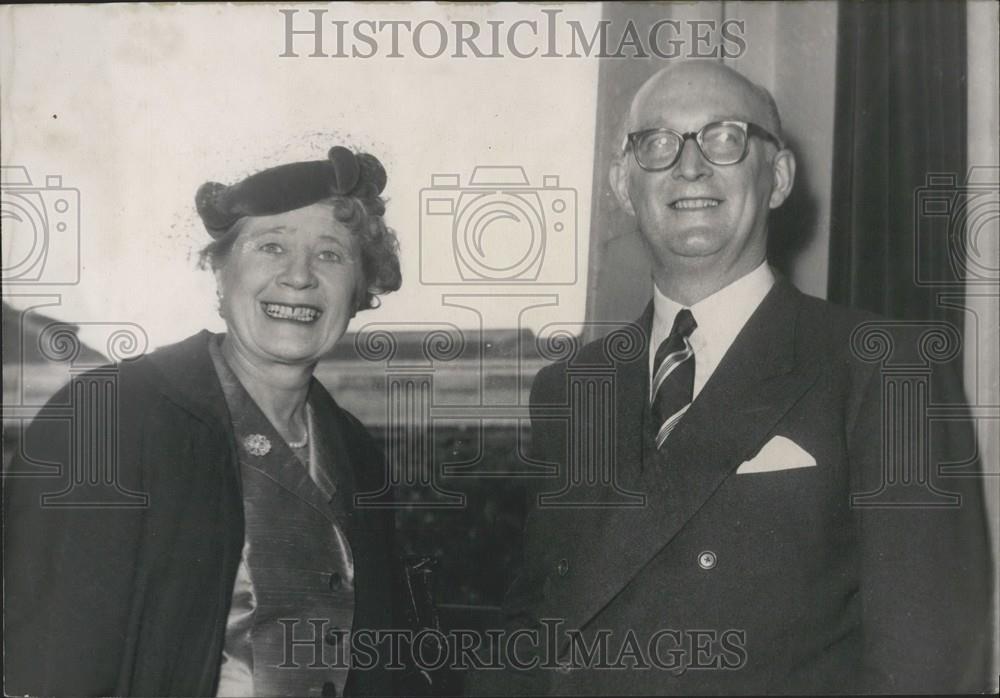 1955 Press Photo Vollarath Von Maltzan Newly Appointed German Ambassador Paris - Historic Images