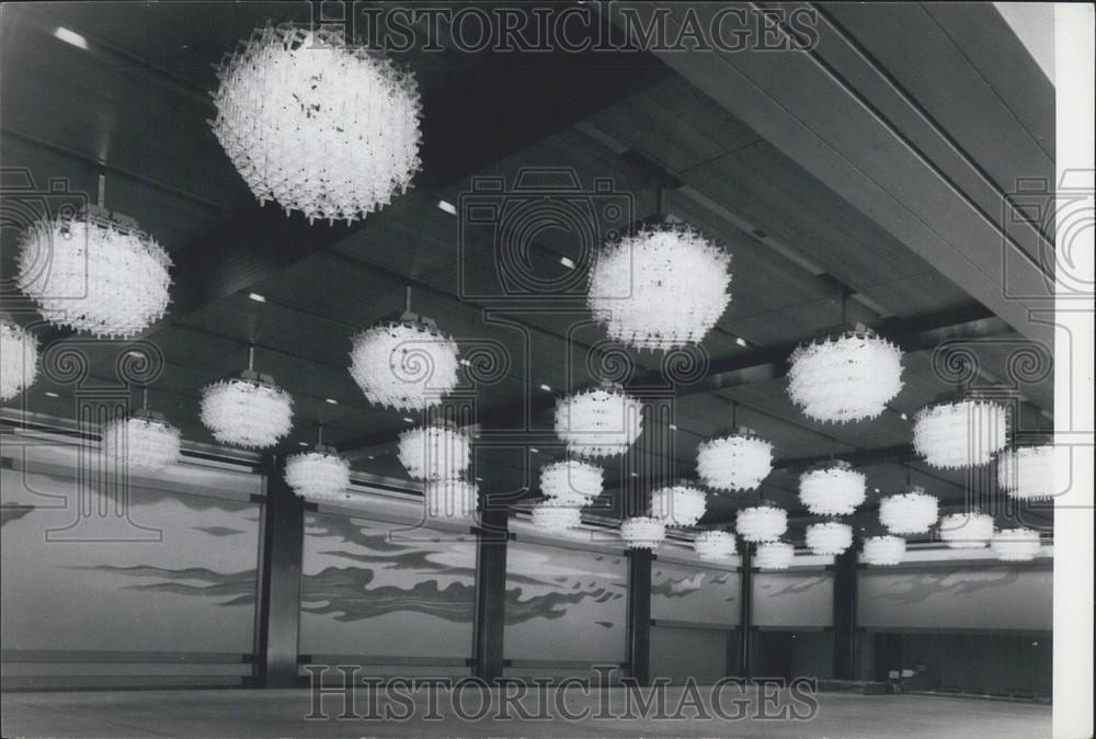 Press Photo Homeiden Hall Of New Imperial Palace Tokyo Japan - Historic Images