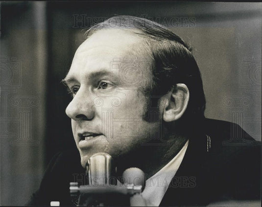 Press Photo Congressman Tom Railsback Illinois, - Historic Images