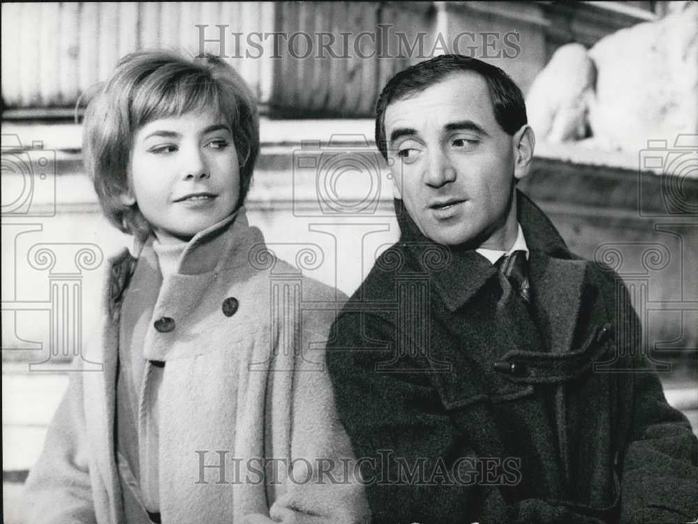 Press Photo Charles Aznavour and Utta Taeger to Star in &quot;Les Dragueurs&quot; - Historic Images