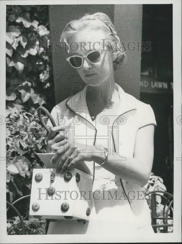 1957 Press Photo Mrs Don Candy Wife of Tennis Player Historic Images