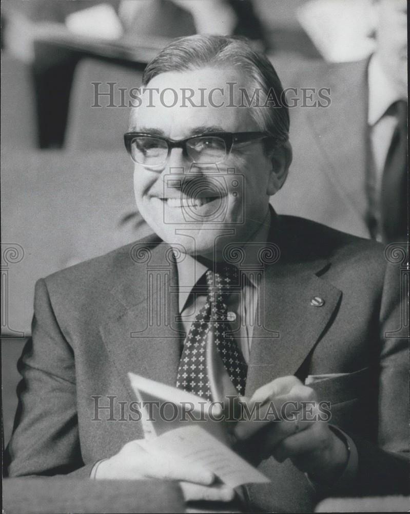 1978 Press Photo Sidney Weighell, general Secretary of the N.U.R - Historic Images