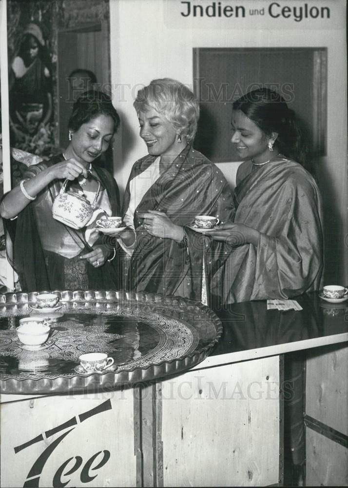 1961 Press Photo Miss Biswas, Actress Mady Rahl - Historic Images