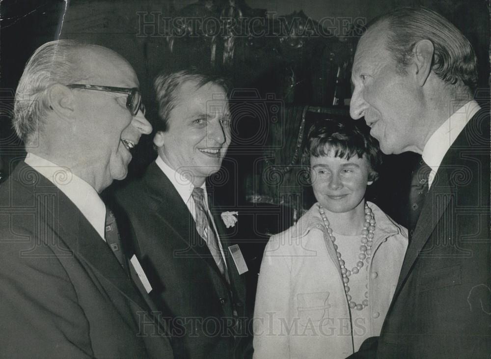 Press Photo Ingemund Bengtsson Olof Palme Kurt Waldheim Environments Conference - Historic Images