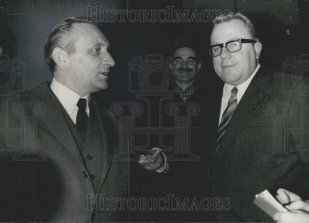 1971 Press Photo Inter-German Talks On Realization of 4 Power Agreement - Historic Images