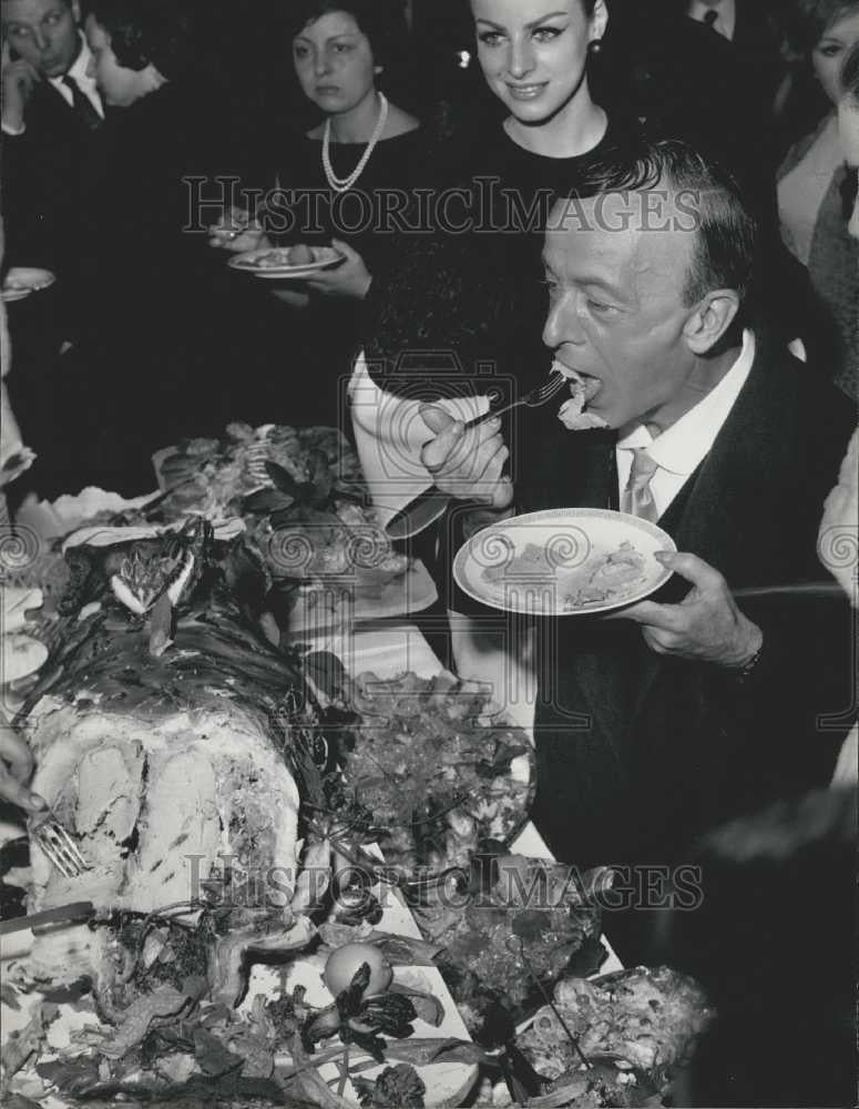 1964 Press Photo Inaguration last night of the new restaurant called &quot;II Fuago&quot; - Historic Images