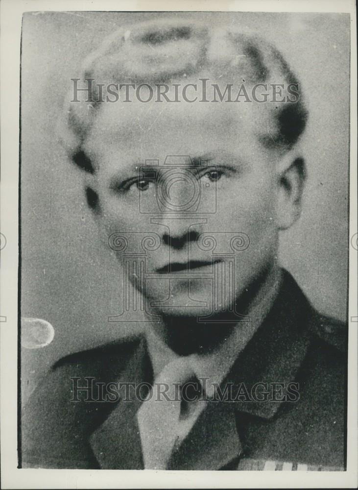 1955 Press Photo Sergeant Reginald Watters Portrait Murder Trial Emmett-Dunne - Historic Images