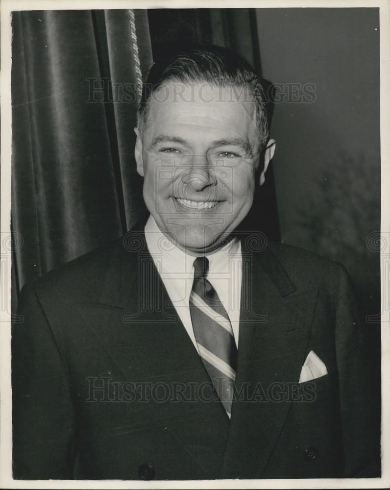 1955 Press Photo Henry Cabot Lodge UN Representative London Disarmament Conf. - Historic Images