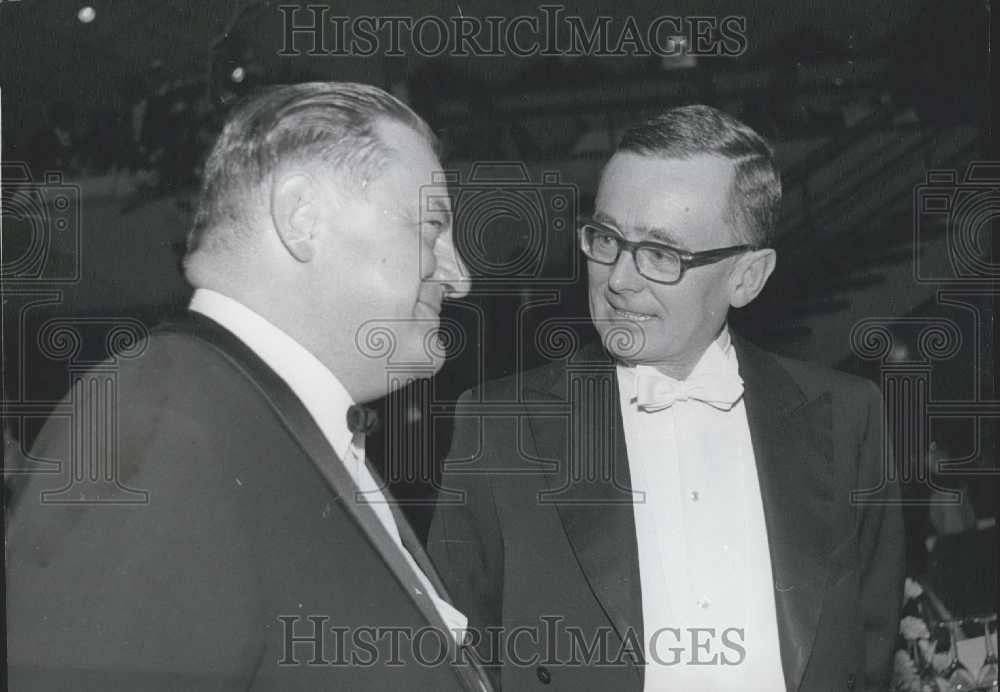1966 Press Photo Federal Press Party In Bonn Beethoven Hall - Historic Images