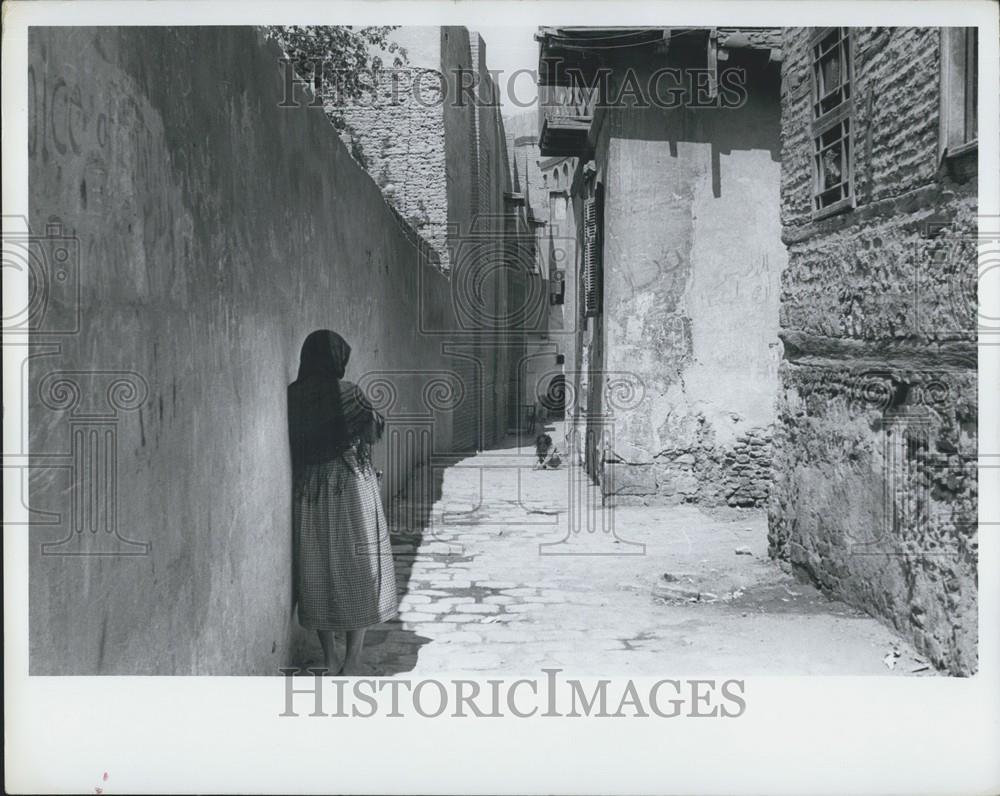 1968 Press Photo Cairo - U.A.R.: Streets in old section of town - Historic Images