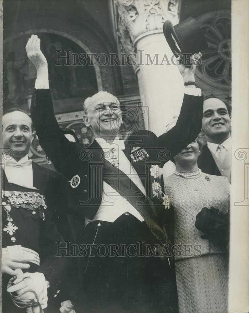 1966 Press Photo Greece Radical Union Party Leader Panayiotis Kanellopoulos - Historic Images