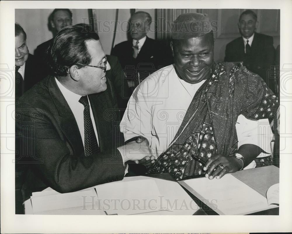 1960 Press Photo Chief Festus Okotie-Eboh - Historic Images