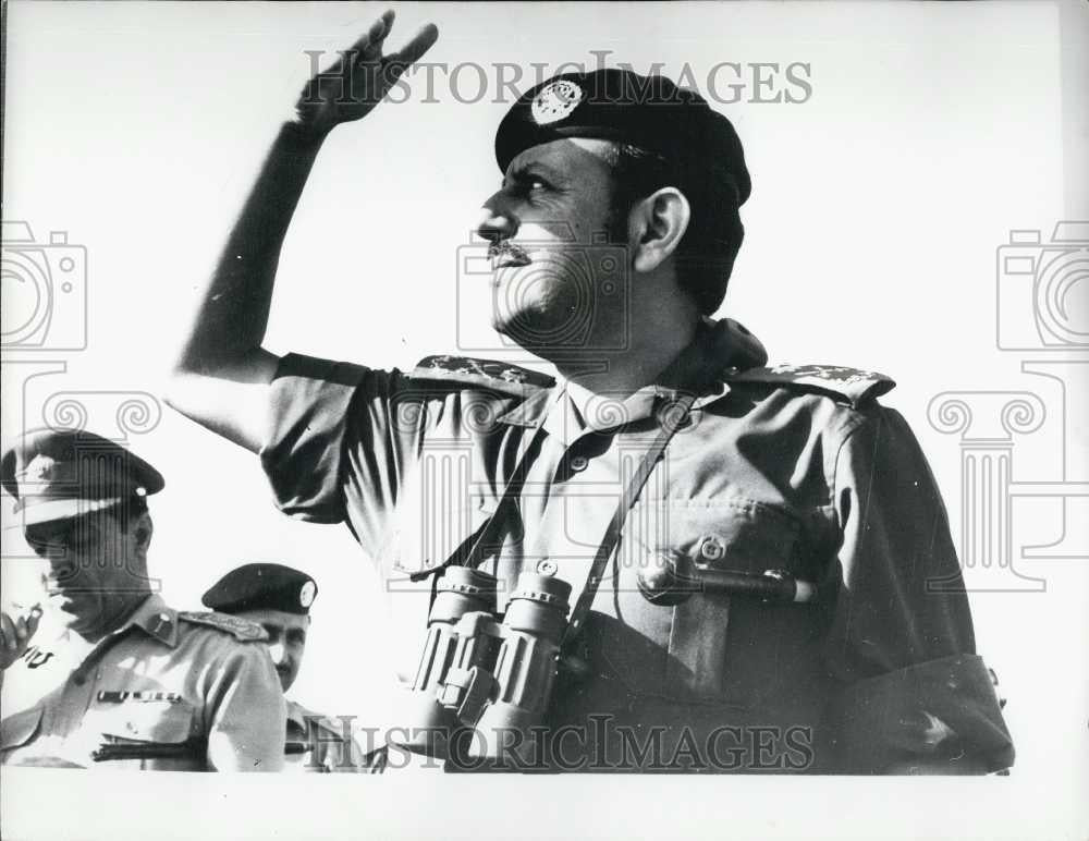 1972 Press Photo Sharif Zeid Ben Shaker, The Jordan Army Chief- of -Staff - Historic Images