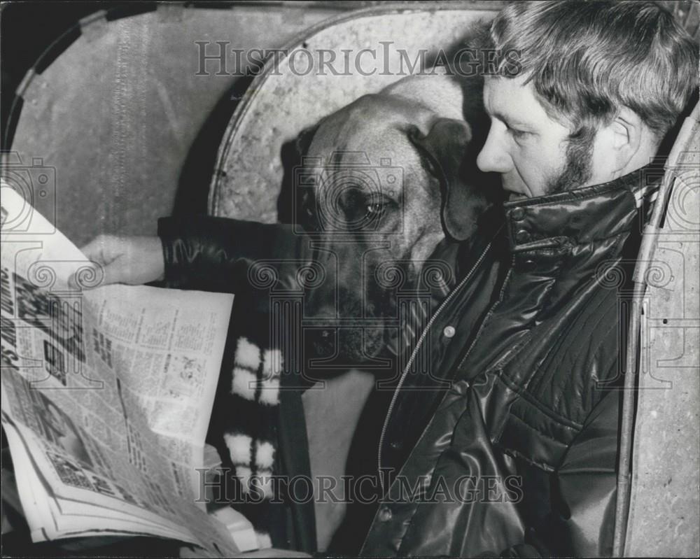 1975 Press Photo &quot;Candleston Phearful&quot;, a Great Dane - Historic Images