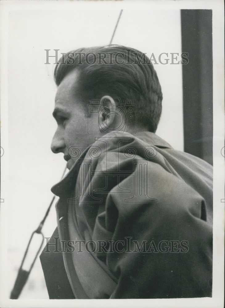 1957 Press Photo Polish Envoy in London Escapes From Secret Police - Historic Images