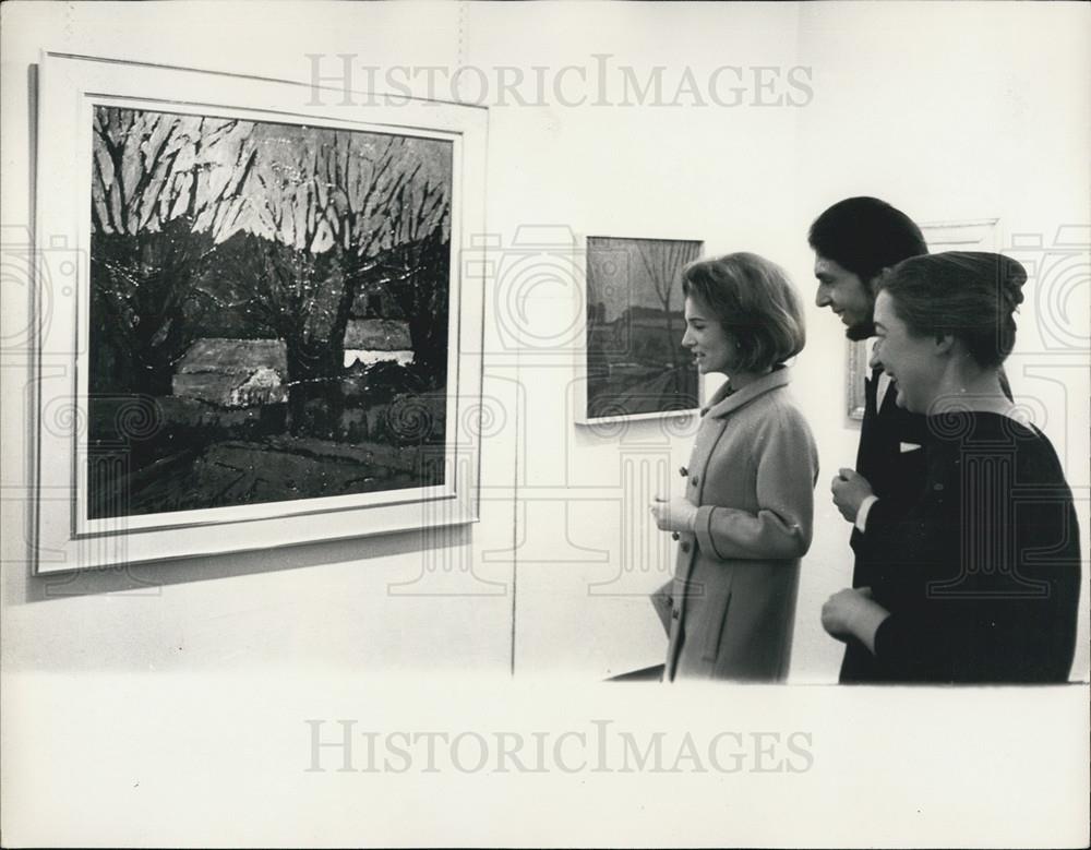 1965 Press Photo Princess Stanislas Radziwill, Andre Dziersynski, Elena Gaputyte - Historic Images