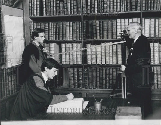 1967 Press Photo Press Day, Trinity College, Cambridge - Historic Images