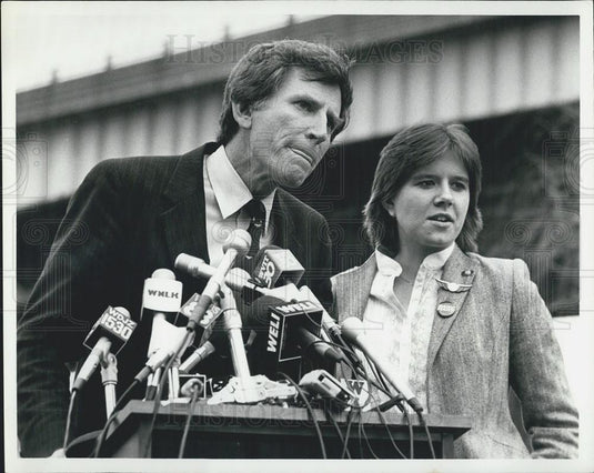 Press Photo Gary Hart 1980's Pres Candidate. - Historic Images