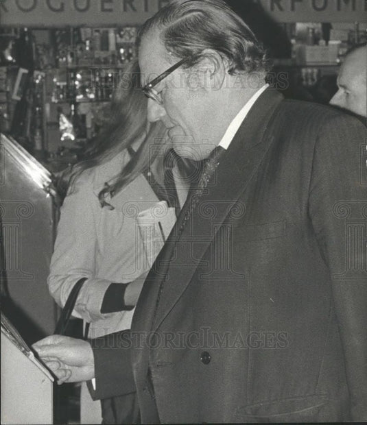 1973 Press Photo Home Secretary, Reginald Maudling - Historic Images