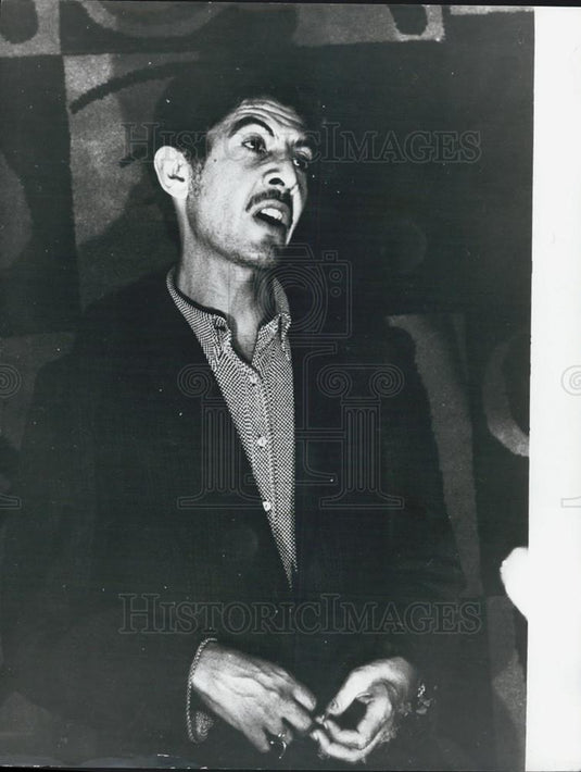 1973 Press Photo Libyan Hijacker Mohamed Al-Touni Charged Lebanese Boeing 707 - Historic Images