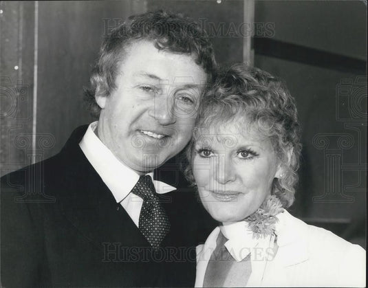1980 Press Photo Petula Clark & Ross Taylor - Historic Images