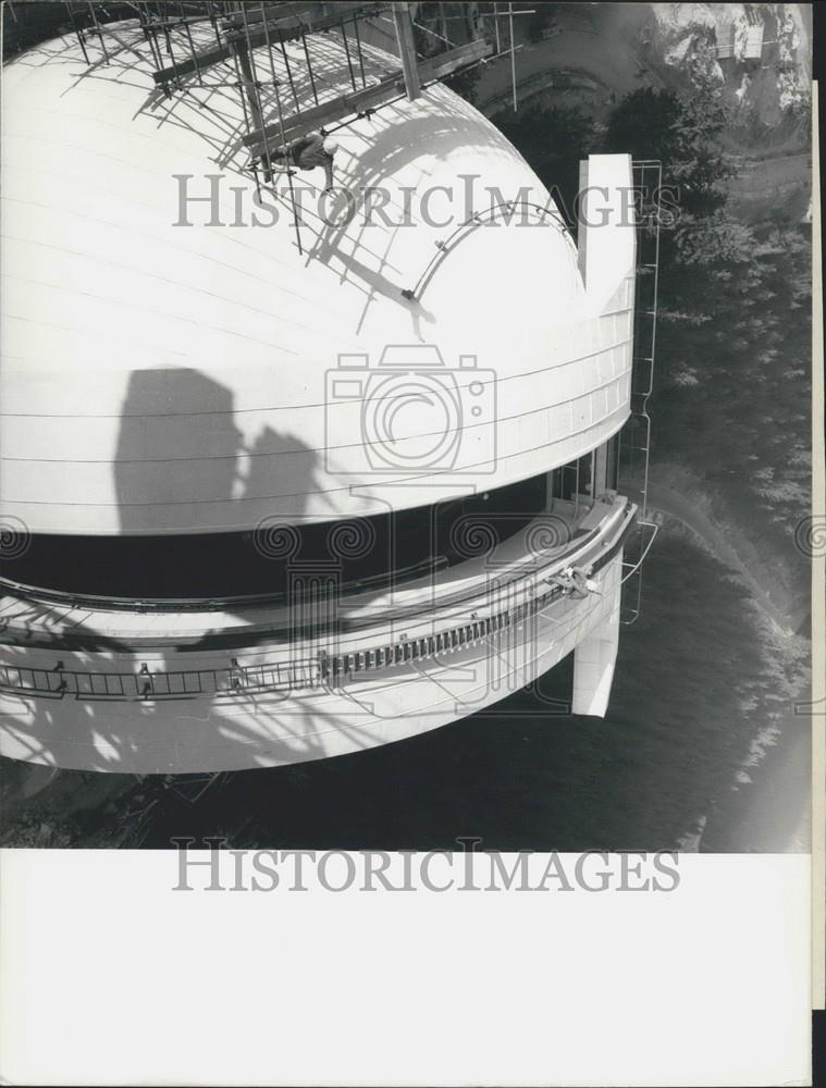 Press Photo Astronomical Observatory on Rozhen Peak - Historic Images