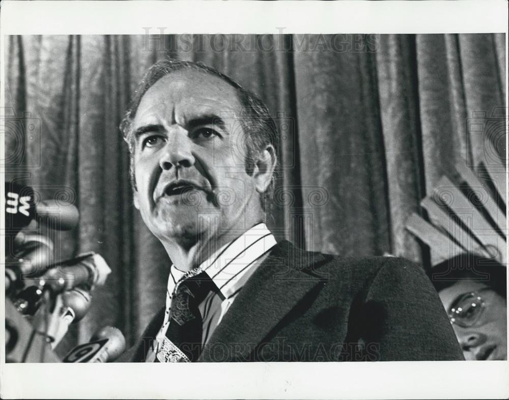 1972 Press Photo George McGovern - Historic Images